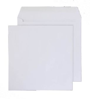 Square Wallet Peel and Seal White 13 x 13 80 lbs