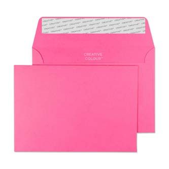 Wallet Peel and Seal Flamingo Pink 4 1/2 x 6 3/8 80 lbs