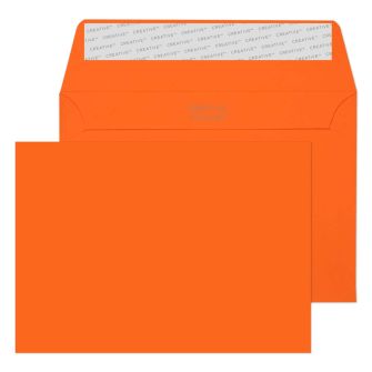 Wallet Peel and Seal Pumpkin Orange 4 1/2 x 6 3/8 80 lbs