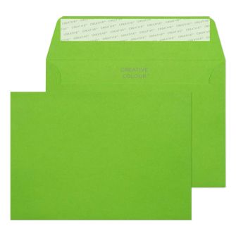 Wallet Peel and Seal Lime Green 4 1/2 x 6 3/8 80 lbs
