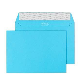 Wallet Peel and Seal Cocktail Blue 4 1/2 x 6 3/8 80 lbs