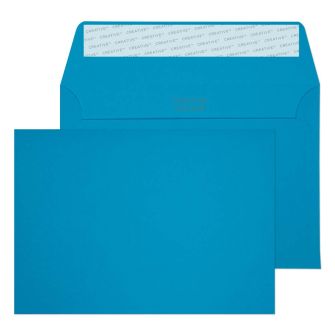 Wallet Peel and Seal Caribbean Blue 4 1/2 x 6 3/8 80 lbs Envelopes
