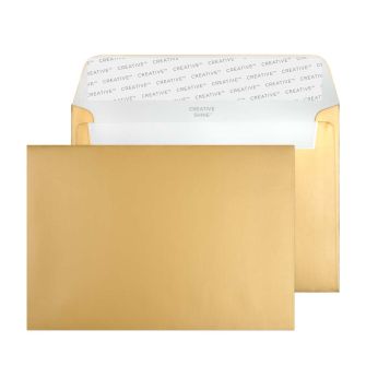 Wallet Peel and Seal Metallic Gold 4 1/2 x 6 3/8 80 lbs