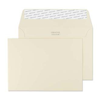 Wallet Peel and Seal Cookie Dough Cream 4 1/2 x 6 3/8 80 lbs Envelopes