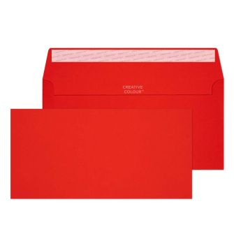 Wallet Peel and Seal Fire Engine Red 4 1/2 x 9 114x229 80 lbs Envelopes