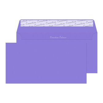 Wallet Peel and Seal Summer Violet 4 1/2 x 9 114x229 80 lbs Envelopes