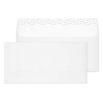 Wallet Peel and Seal Translucent White 4 1/2 x 9 114x229 70 lbs