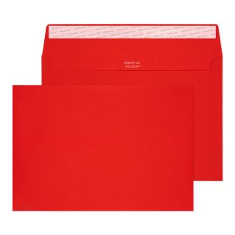 Wallet Peel and Seal Fire Engine Red 6 x 9 80 lbs