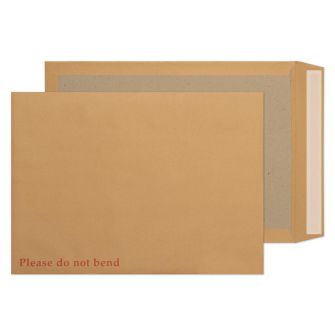 Board Back Pocket Peel and Seal Manilla 80 lbs PK50 12 3/4 x 17 3/4