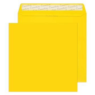 Square Wallet Peel and Seal Banana Yellow 8 5/8 x 8 5/8 80 lbs