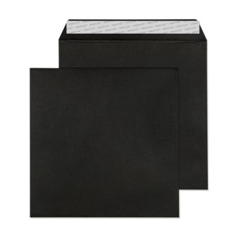 Square Wallet Peel and Seal Jet Black 8 5/8 x 8 5/8 80 lbs
