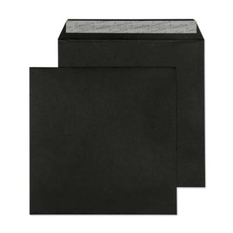 Square Wallet Peel and Seal Jet Black 160x160 80 lbs
