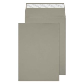 Gusset Pocket Peel and Seal Storm Grey 9 x 12 1/2x25 80 lbs
