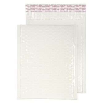 Neon Gloss Padded Pocket Peel and Seal White BX100 7 x 9 7/8