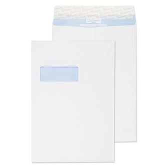 Tear Resistant Pocket Peel and Seal White 9 x 12 1/2 80 lbs