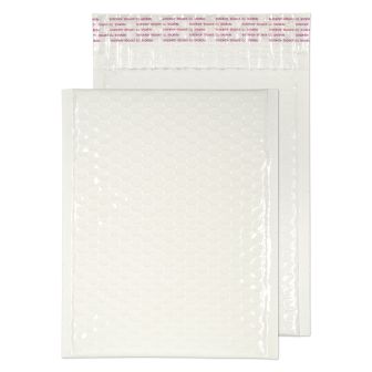 Neon Gloss Padded Pocket Peel and Seal White BX100 7 x 9 7/8