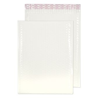 Neon Gloss Padded Pocket Peel and Seal White BX100 9 1/2 x 13 3/8